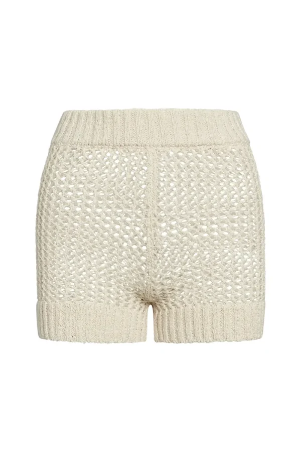 Acapulco Short Ivory Petit Crochet