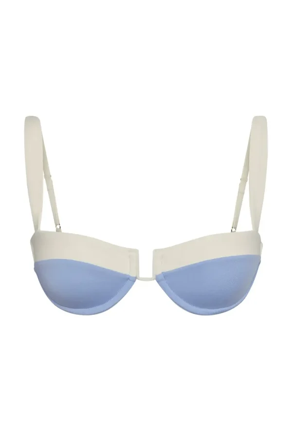 Cala Roja Top Azure/Ivory