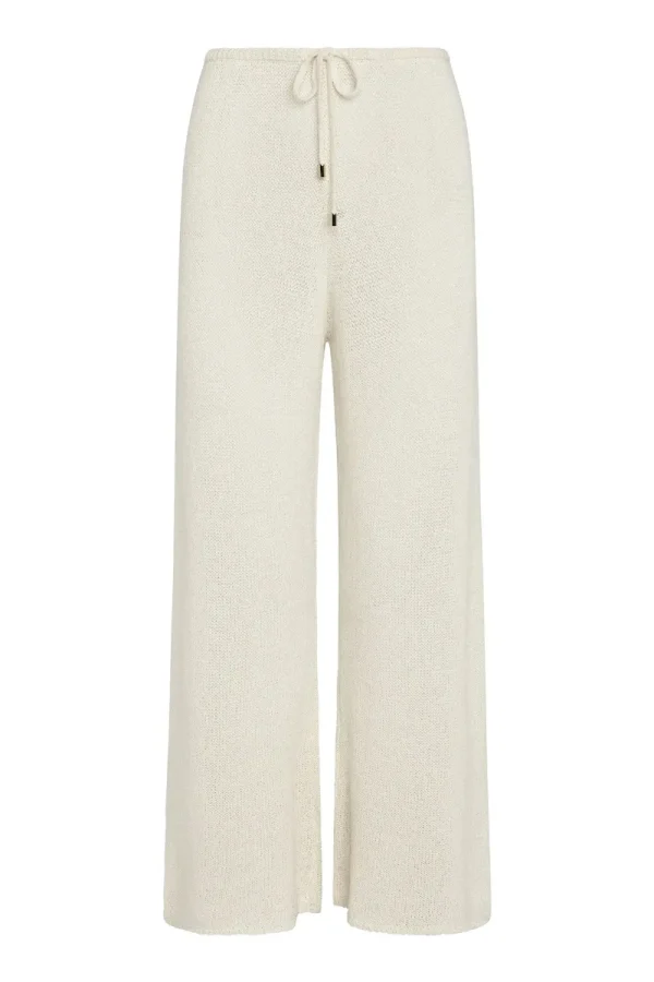 Belize Pant Open Knit Ivory