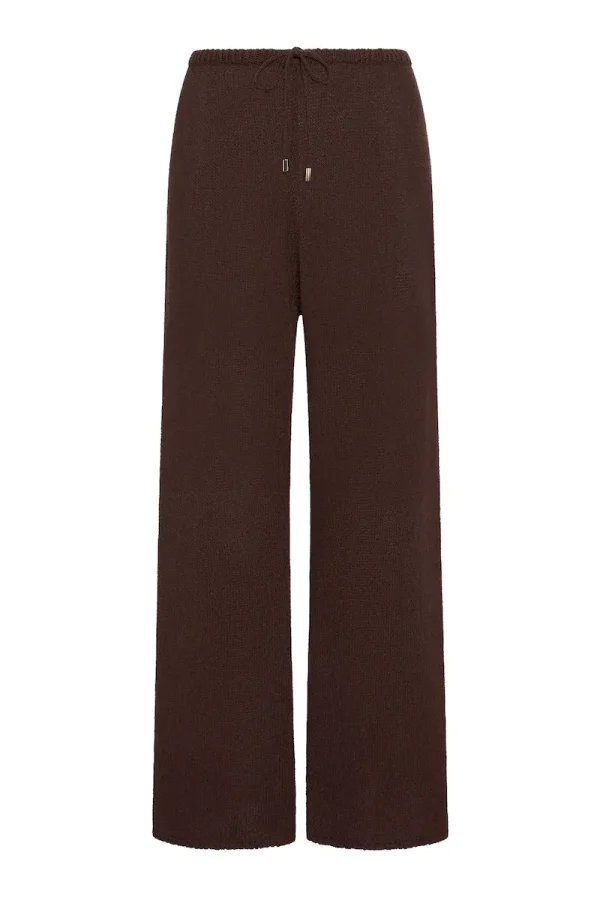 Belize Pant Open Knit Espresso