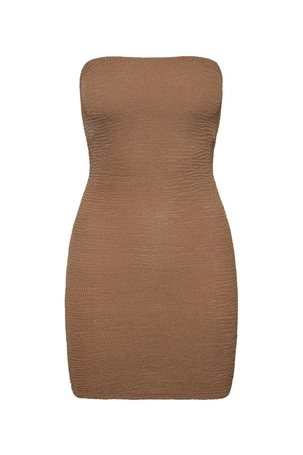 Bimini Dress Husk Crinkle