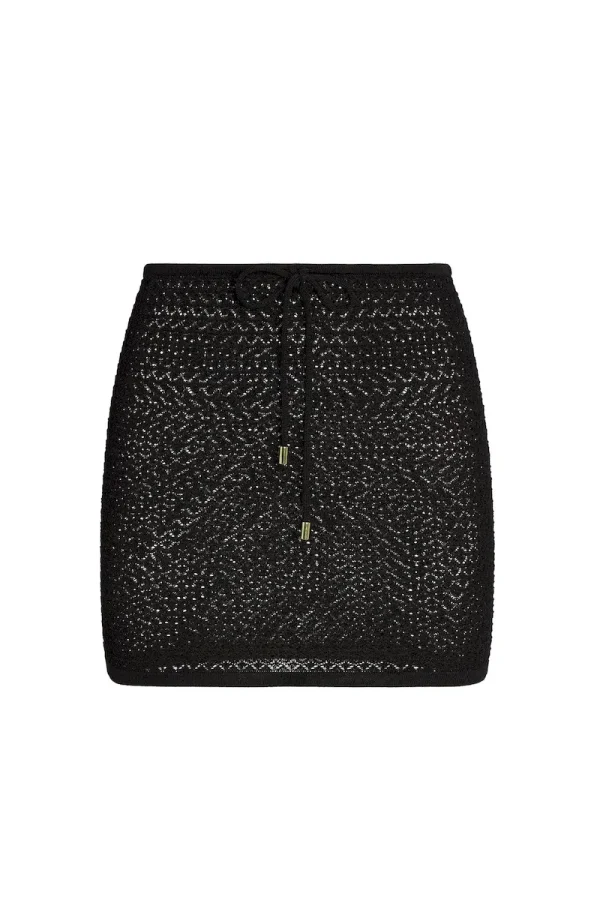 Cartagena Skirt Black Lace Crochet