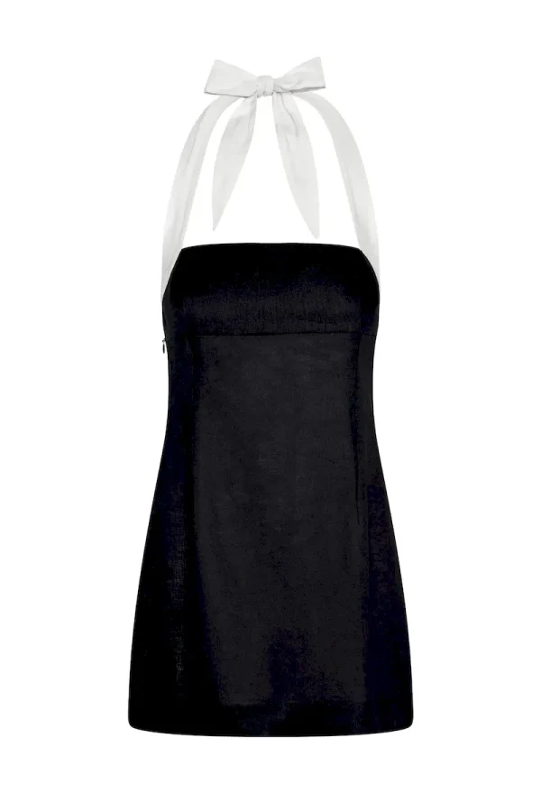 Montserrat Mini Dress Black/White
