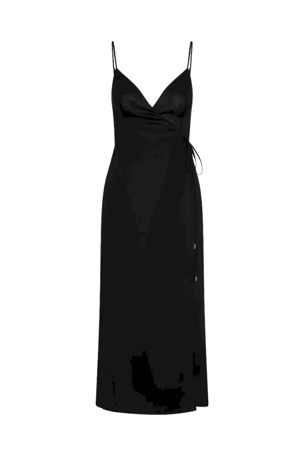 Levanzo Dress Black Linen