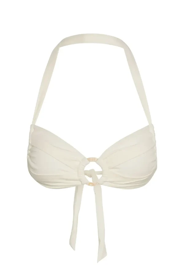 Bronte Top Ivory w/ Pearl Ring