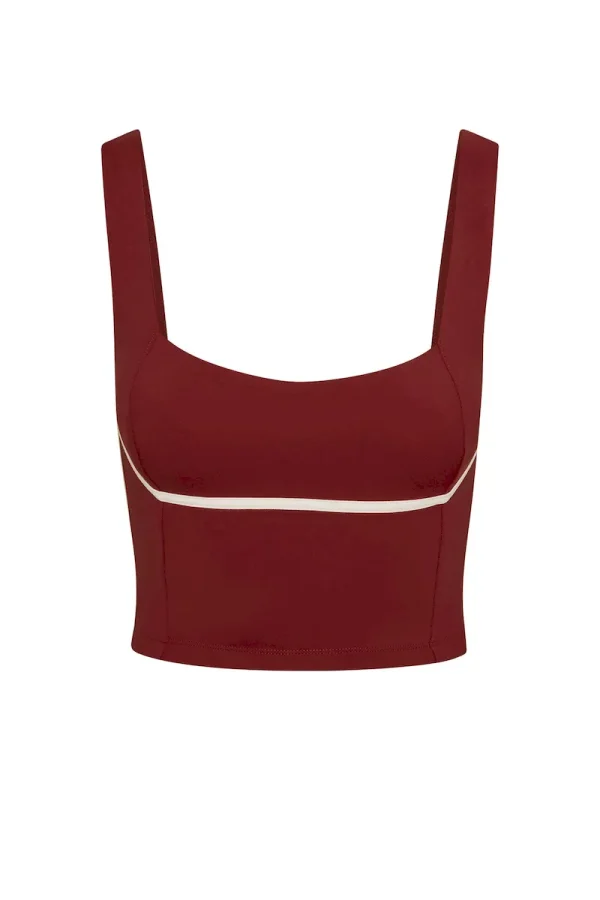 Zion Tank Burgundy/Ivory