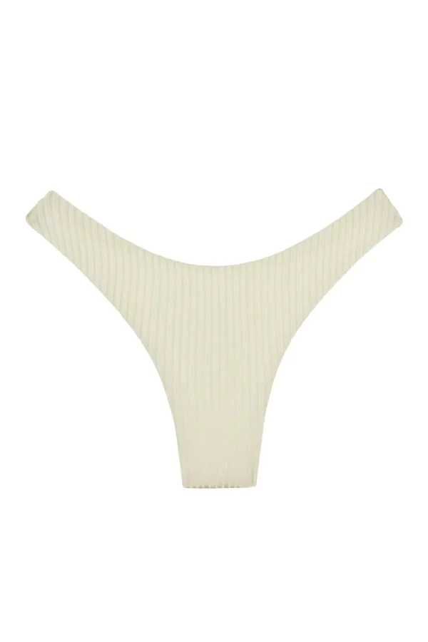 Byron Bottom Ivory Shiny Rib