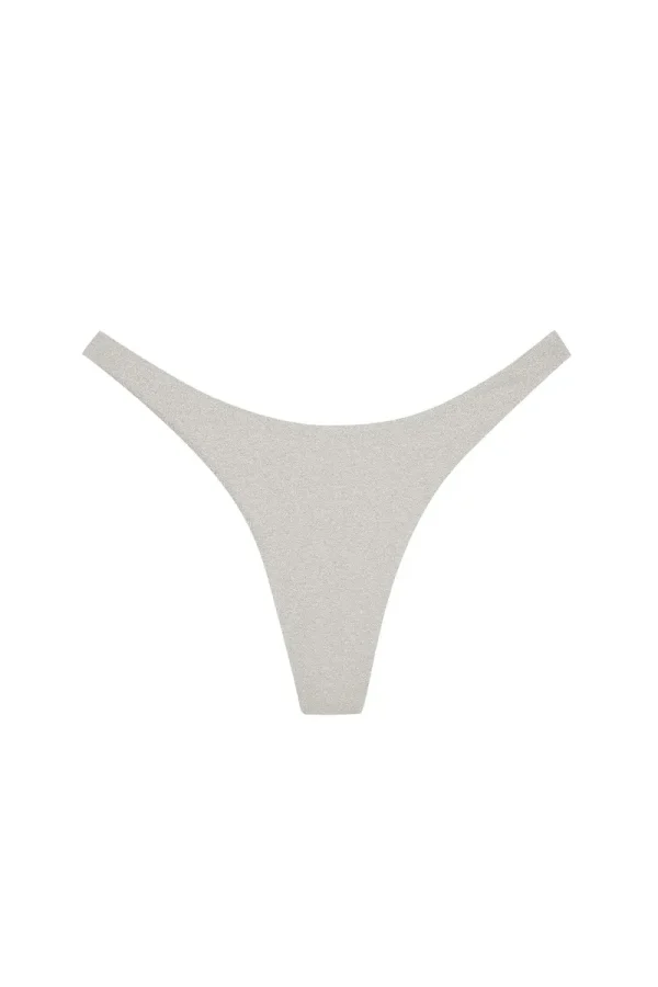 Byron Thong Soft Silver Shimmer
