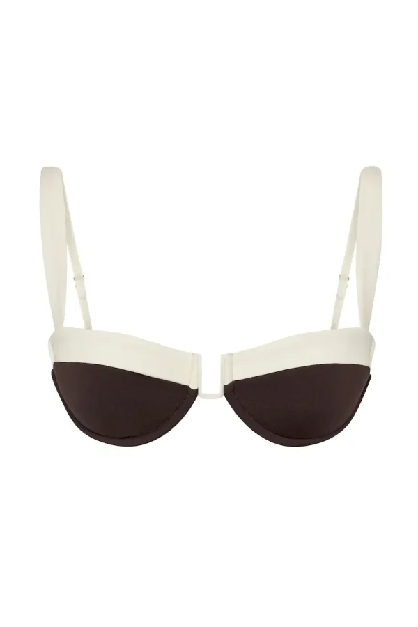 Cala Roja Top Espresso/Ivory