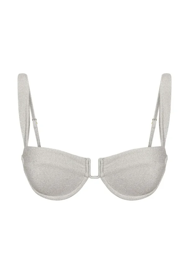 Cala Roja Top Soft Silver Shimmer
