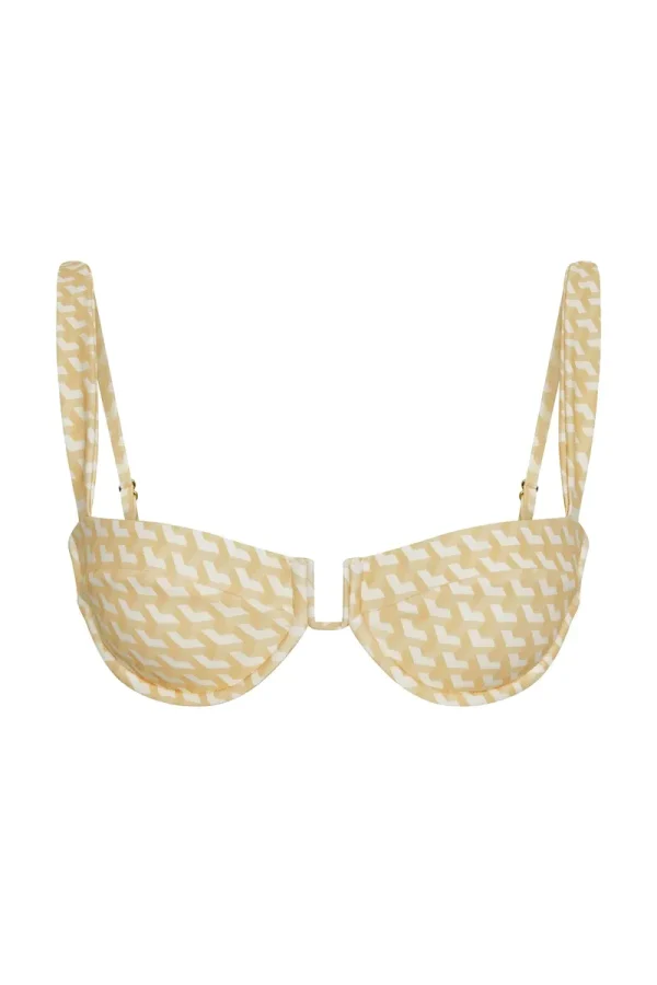 Cala Roja Top Ivory Geo