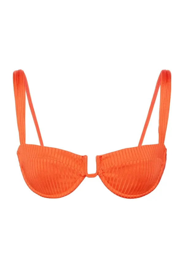 Cala Roja Top Papaya Wide Rib