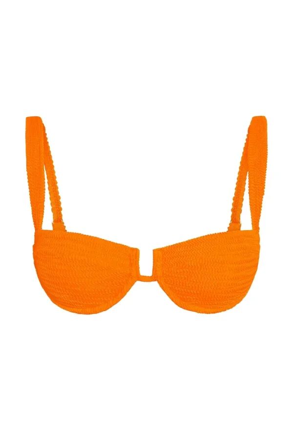Cala Roja Top Tangerine Crinkle