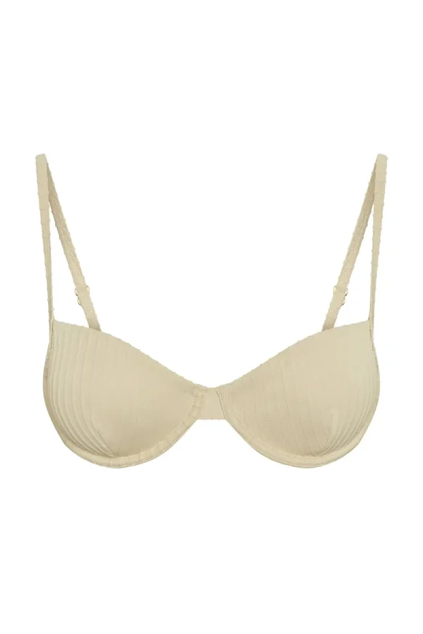 Capri Top Vanilla Matte Rib