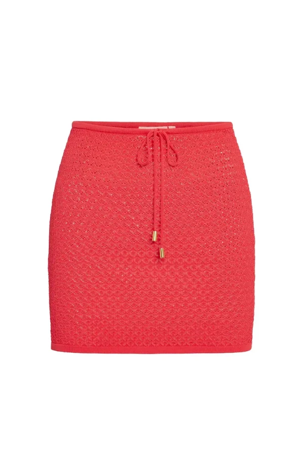 Cartagena Skirt Strawberry Lace Crochet