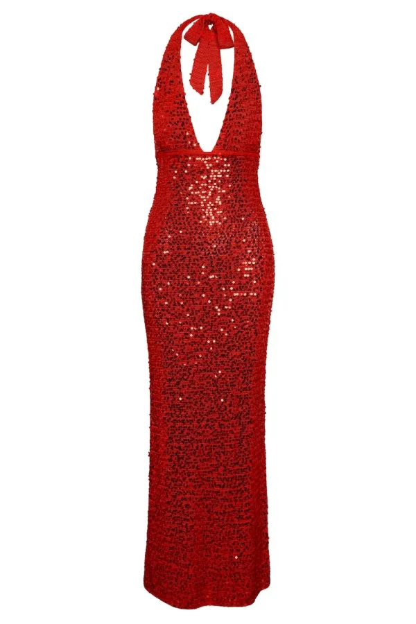 Catania Dress Chili Pepper Sequin