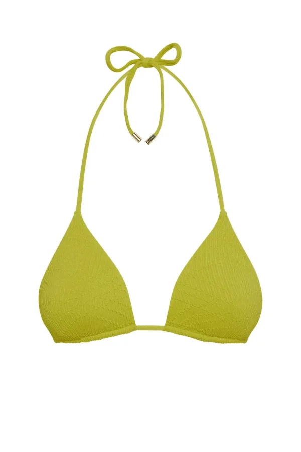 Palma Top Chartreuse Summer Plaid