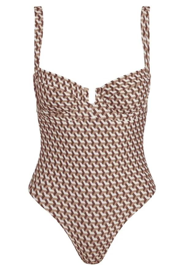 Clovelly One Piece Husk Geo
