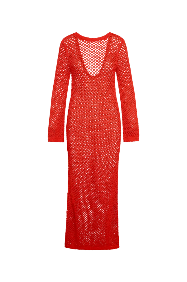 Cozumel Dress Chili Pepper Petit Crochet