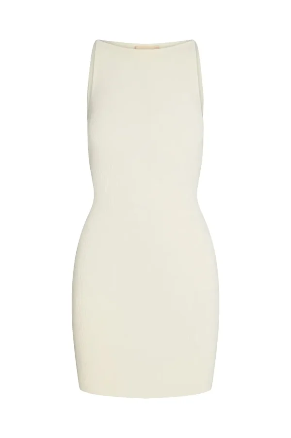 Camerelle Dress Ivory Knit Rib