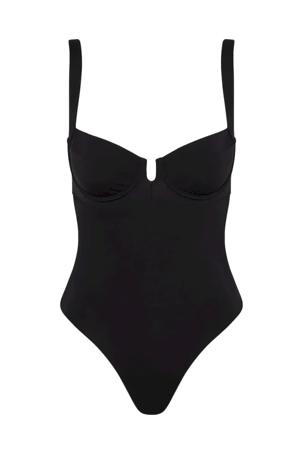 Clovelly One Piece Long Body Black