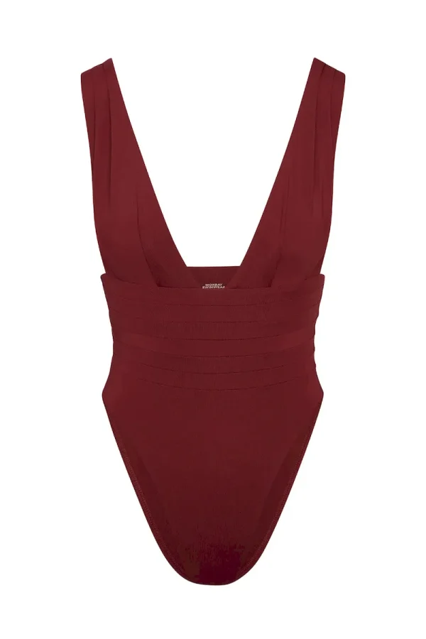 Florence One Piece Burgundy