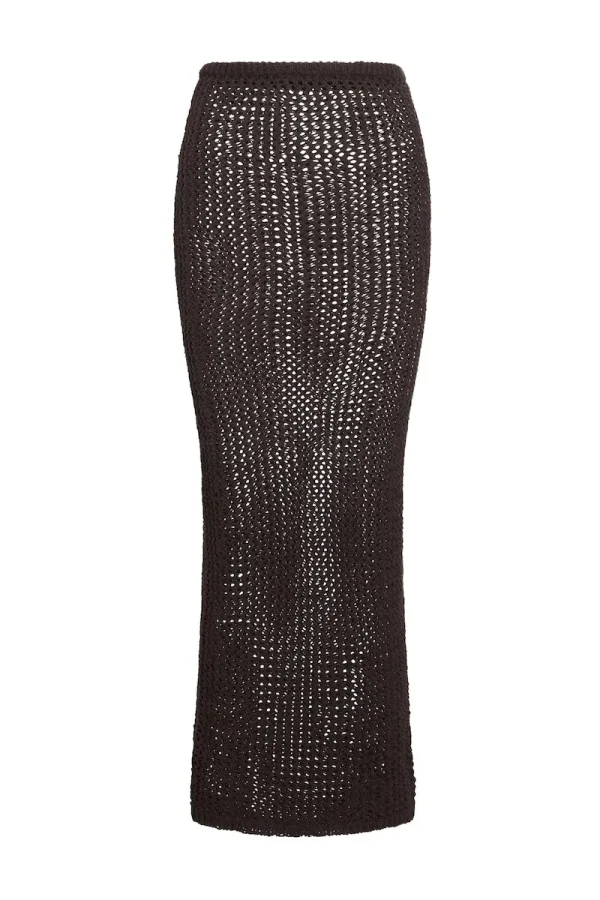 Fontelina Skirt Espresso Petit Crochet