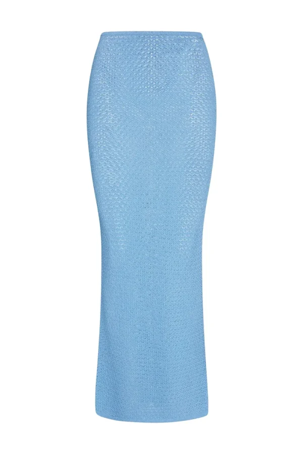 Fontelina Skirt Ibiza Blue Lace Crochet