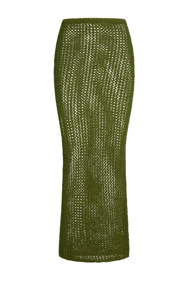 Fontelina Skirt Olive Petit Crochet