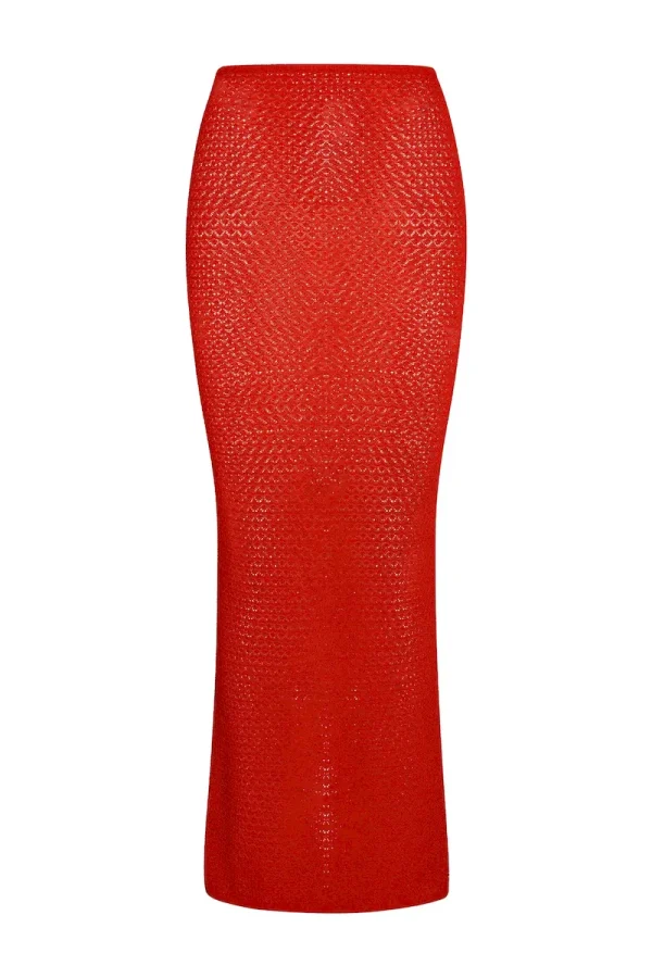 Fontelina Skirt Chili Pepper Lace Crochet