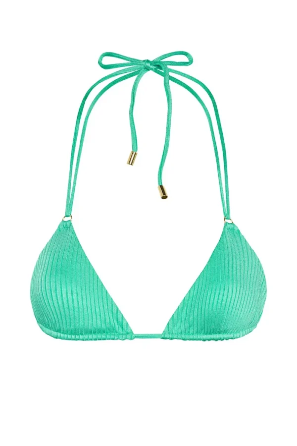 Hanalei Top Turquoise Wide Rib