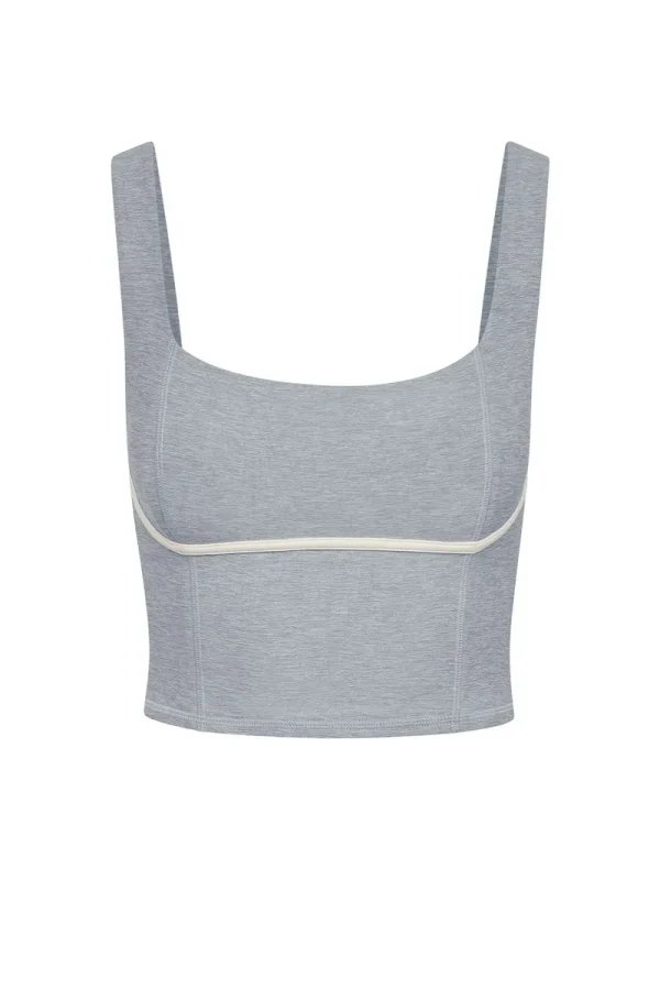 Zion Tank Heather Grey/Ivory