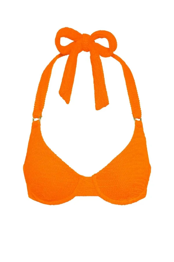 Honolulu Top Tangerine Crinkle