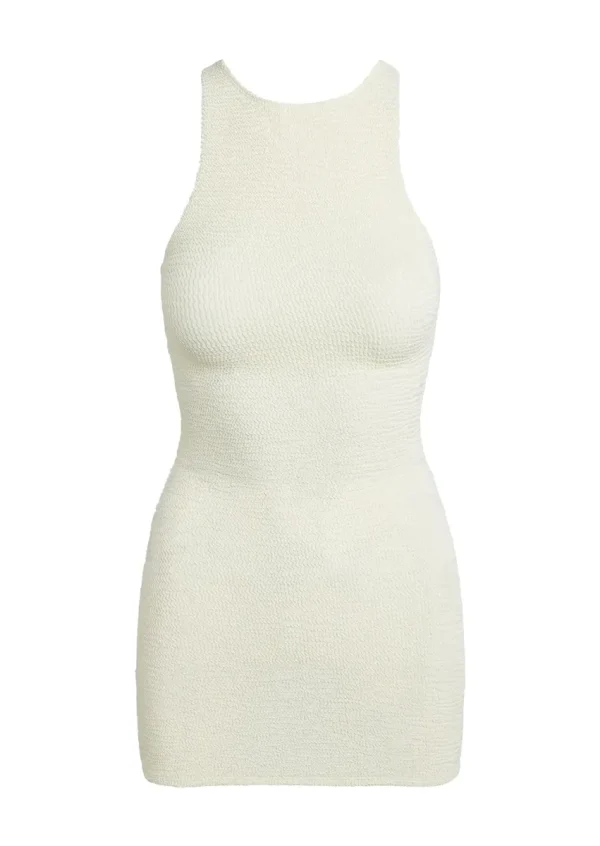 Kokomo Dress Ivory Crinkle