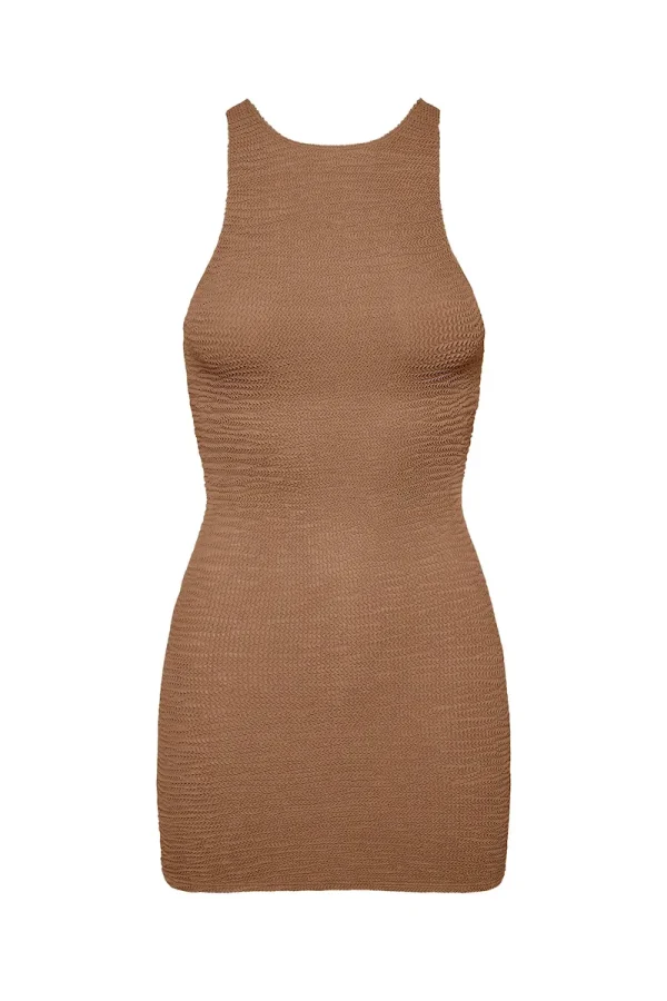 Kokomo Dress Husk Crinkle
