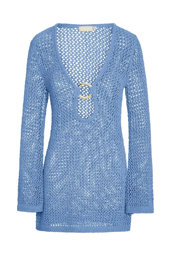 Montego Mini Dress Azure Petit Crochet