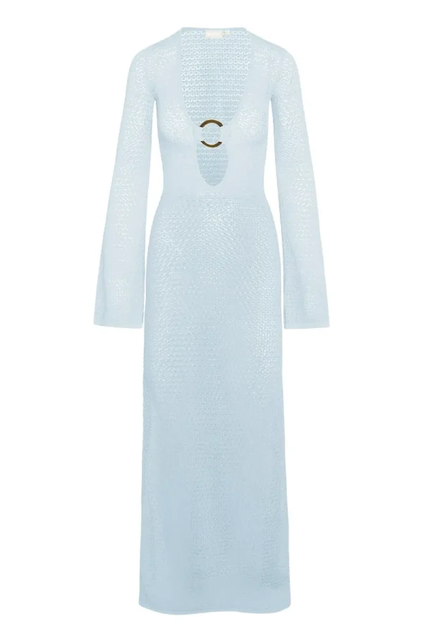 Montego Dress Ice Lurex Lace Crochet