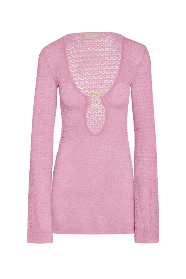 Montego Mini Dress Cherry Blossom Lace Crochet