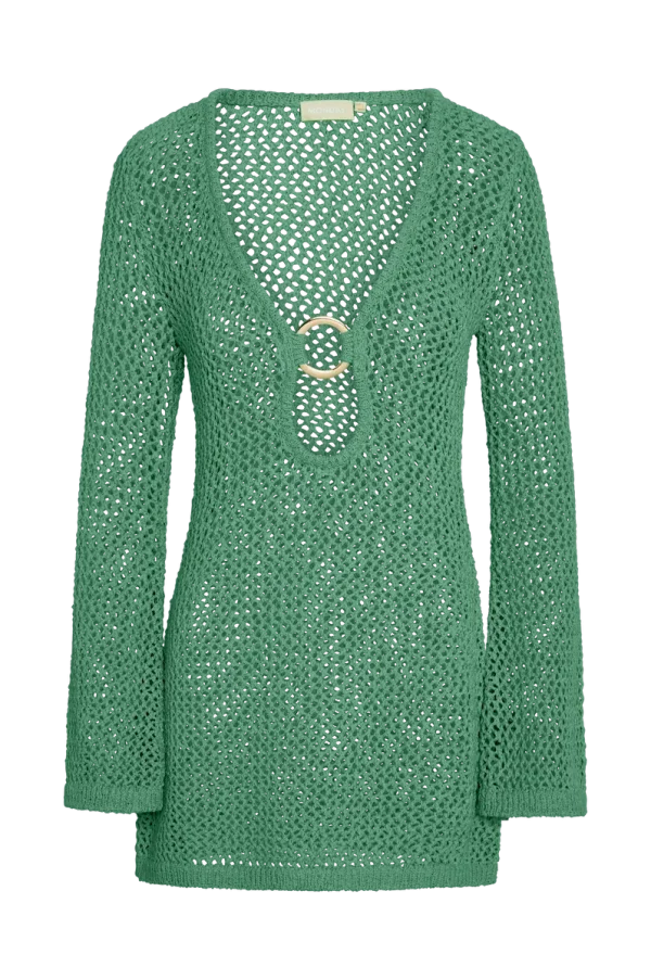 Montego Mini Dress Pond Petit Crochet