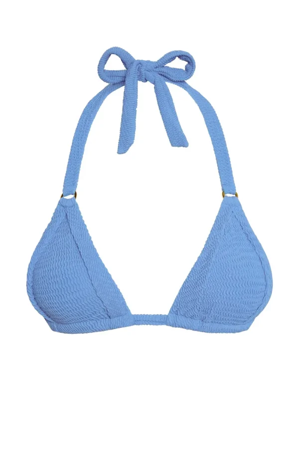 Morocco Top Azure Crinkle