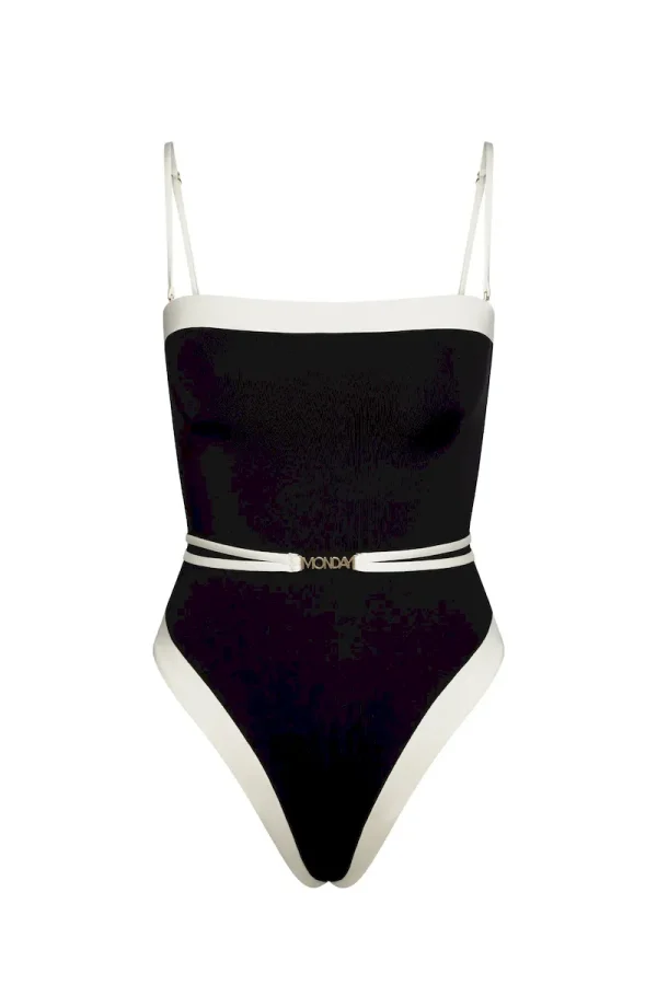 Miami One Piece Black/Ivory
