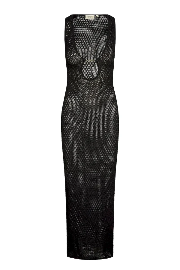 Monte Carlo Dress Black Lace Crochet