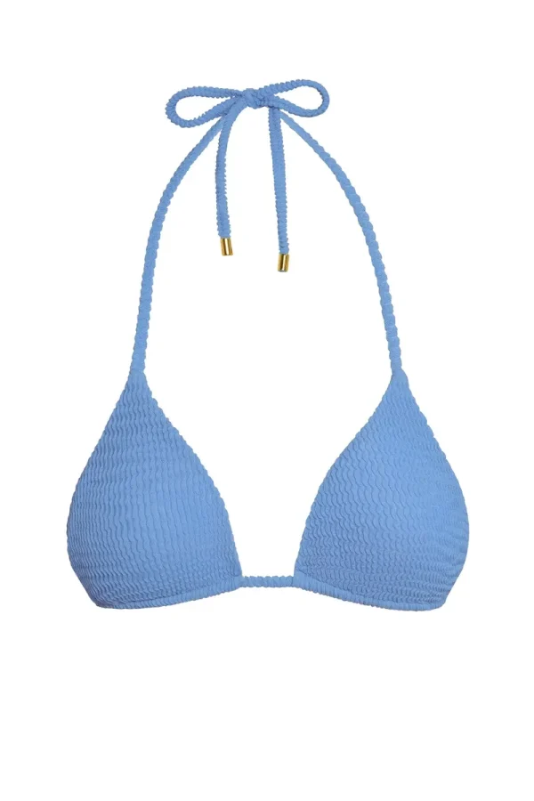 Palma Top Azure Crinkle