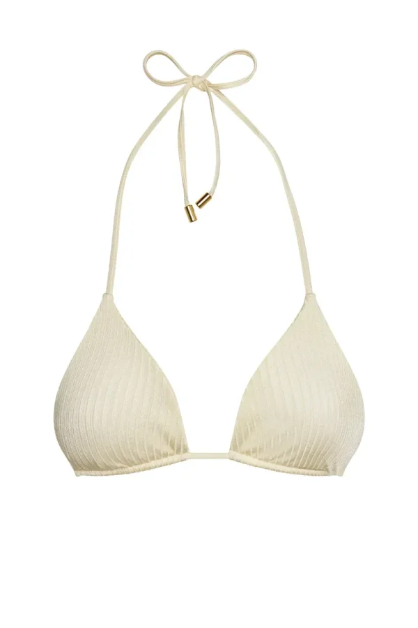 Palma Top Ivory Shiny Rib