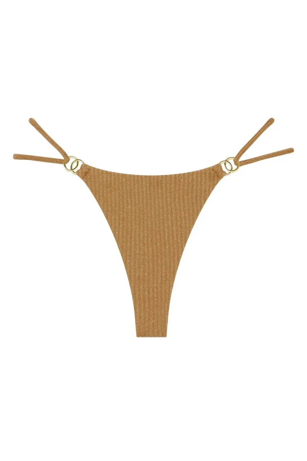 Petit Ermitage Bottom Antique Gold Lurex Rib