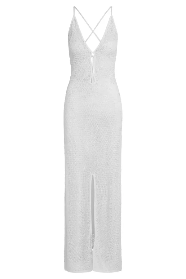 Ramatuelle Dress White Lace Crochet
