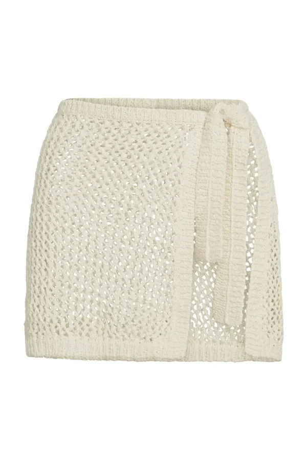 Santa Marta Sarong Ivory Petit Crochet
