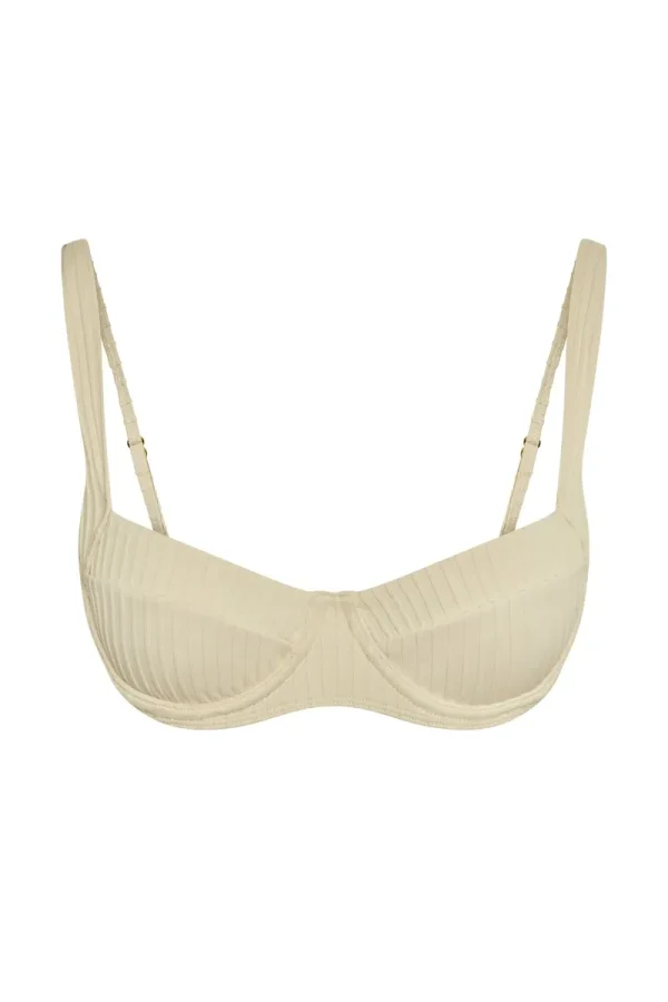 Sorrento Top Vanilla Matte Rib