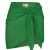 Palm Green Crinkle Linen