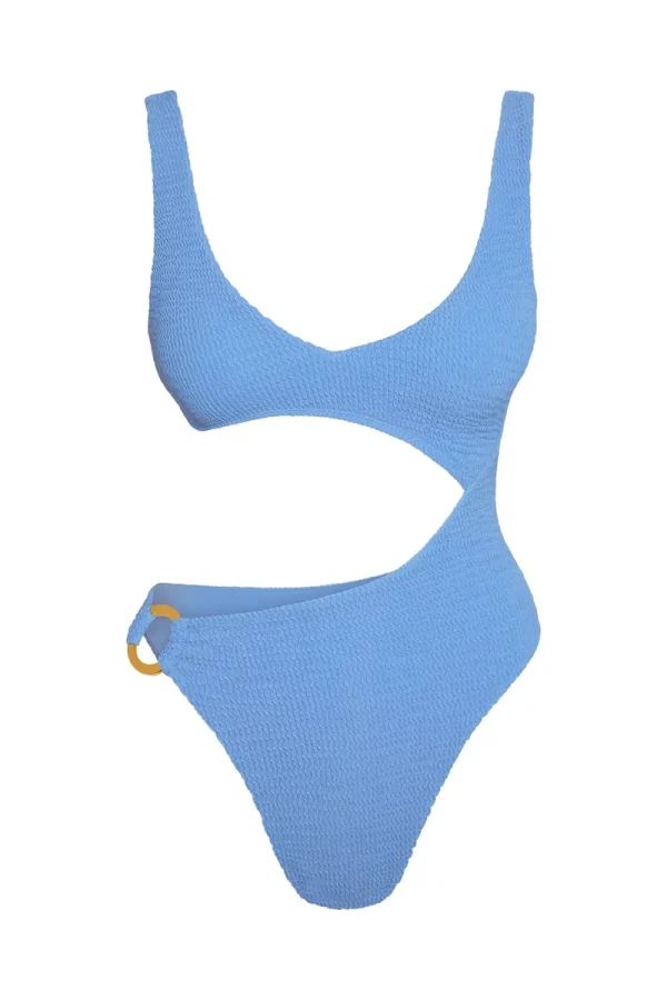 St. Barth’s One Piece Azure Crinkle